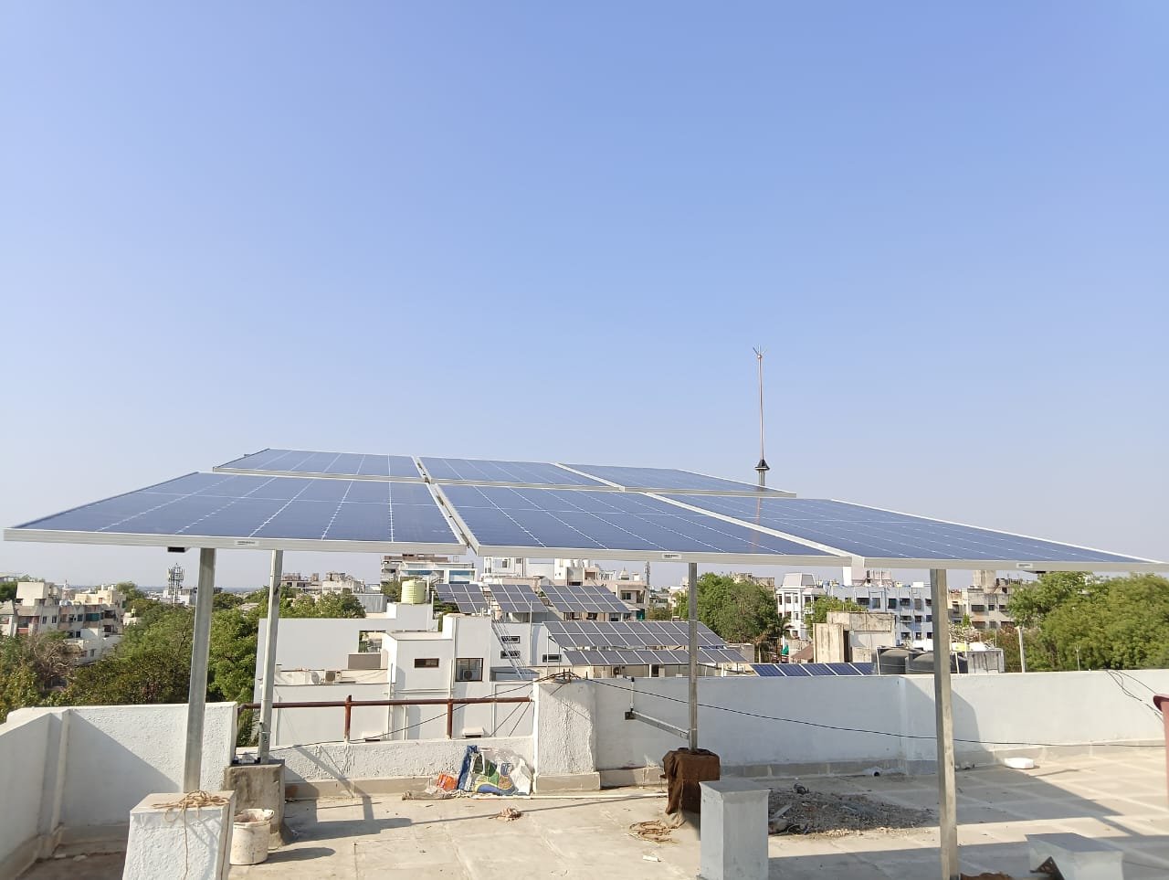 Vivswan rooftop solar installation
